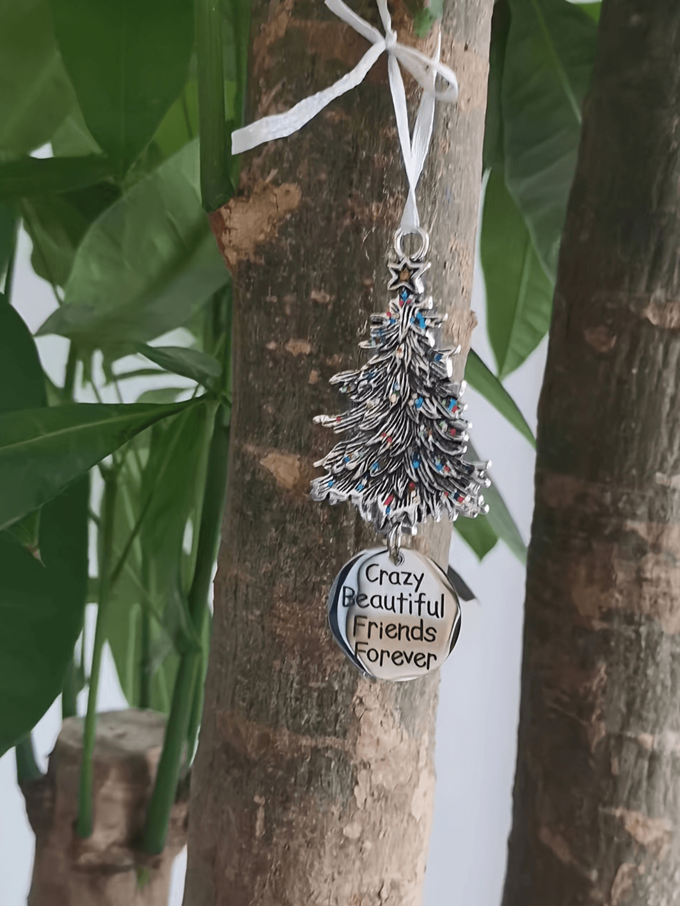 Metal Christmas Tree Ornament Pendant